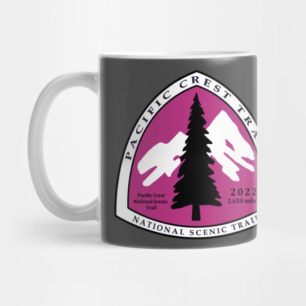 Pacific Crest Trail Thru hiker class of 2022 badge by Deedy Studio